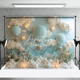 Aperturee - Aperturee Hot Air Balloon Dreamscape Photography Backdrop