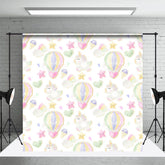 Aperturee - Aperturee Hot Air Balloon Sweet Unicorn Cake Smash Backdrop