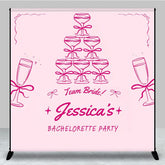Aperturee - Aperturee Hot Bachelorette Party Custom Bridal Shower Backdrop