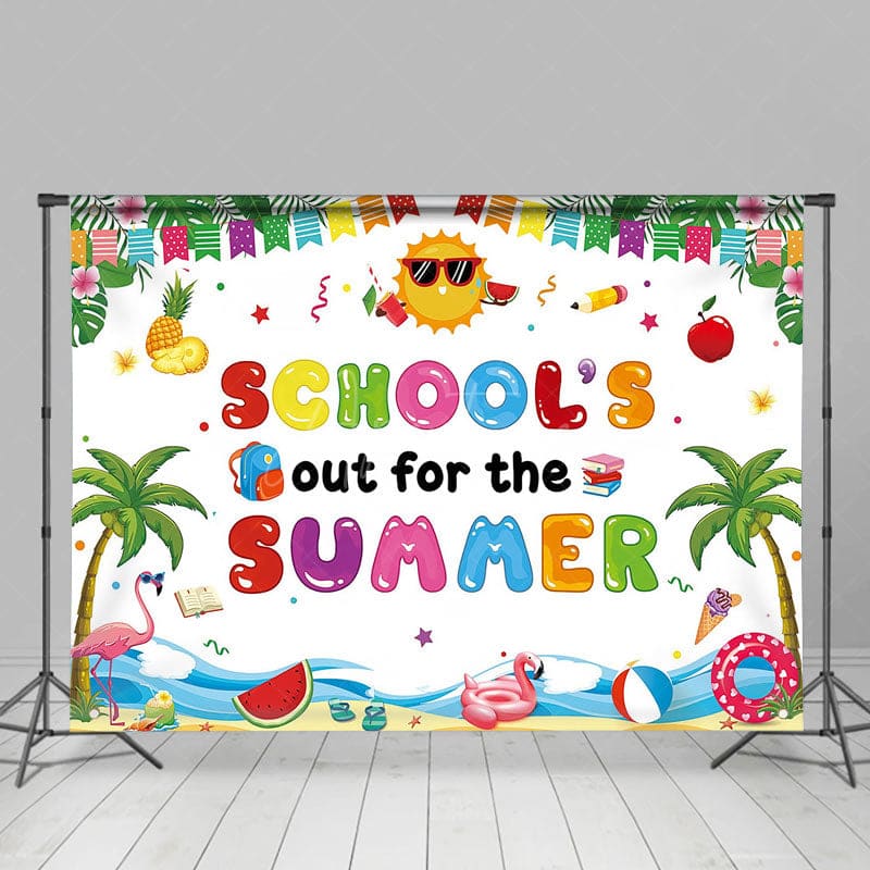 Aperturee - Aperturee Hot Summer Pool Party Happy Holiday Beach Backdrop