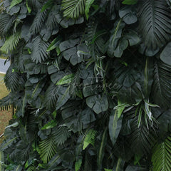 Aperturee - Aperturee Imitated Monstera Greenery Wedding Backdrop Wall