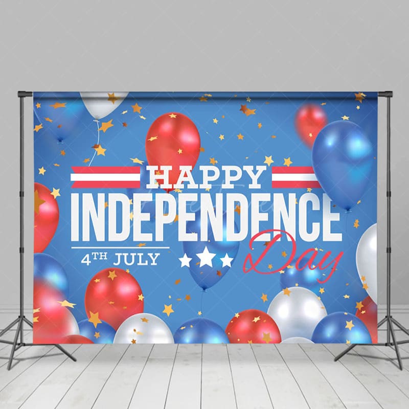 Aperturee - Aperturee July 4th Independence Day Balloon Holiday Backdrop