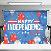 Aperturee - Aperturee July 4th Independence Day Balloon Holiday Backdrop
