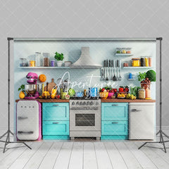 Aperturee - Aperturee Kitchen Display Clean Tidy Photography Backdrop