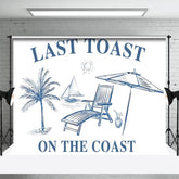 Aperturee - Aperturee Last Toast On The Coast Cute Summer Holiday Backdrop