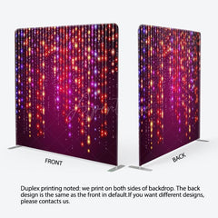 Aperturee - Aperturee Led Lights Strings Dark Purple Party Backdrop Cover