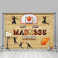 Aperturee - Aperturee Let The Madness Begin Basketball Sport Party Backdrop