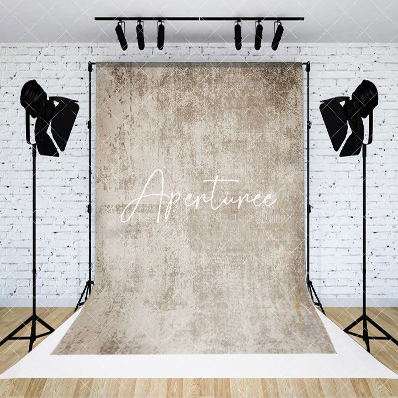 Aperturee - Aperturee Light Brown Abstract Textured Wall Photo Backdrop