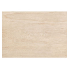 Aperturee - Aperturee Light Brown Wooden Pattern Rubber Floor Mat For Photo