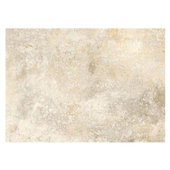 Aperturee - Aperturee Light Gold White Abstract Txture Rubber Floor Mat