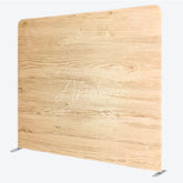 Aperturee - Aperturee Light Wood Texture Tension Fabric Backdrop Natural Wooden Planks Decor Rustic Farmhouse Theme Background for Portrait