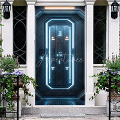 Aperturee - Aperturee Lighted Futuristic Technology Hatch Party Door Cover