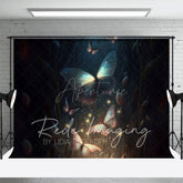 Aperturee - Aperturee Lighted Mystical Butterfly Fine Art Photo Backdrop