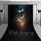 Aperturee - Aperturee Lighted Mystical Butterfly Fine Art Sweep Backdrop