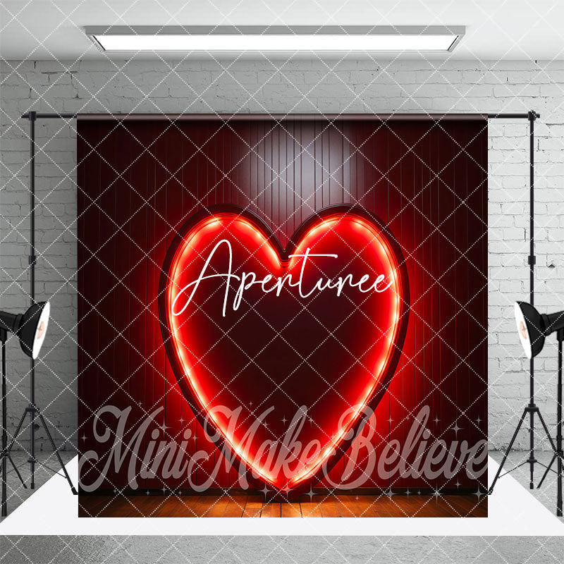 Aperturee - Aperturee Lighted Red Love Valentines Day Room Set Backdrop