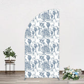 Aperturee - Aperturee Line Trees Wetland Animals Birthday Half Moon Arch Backdrop