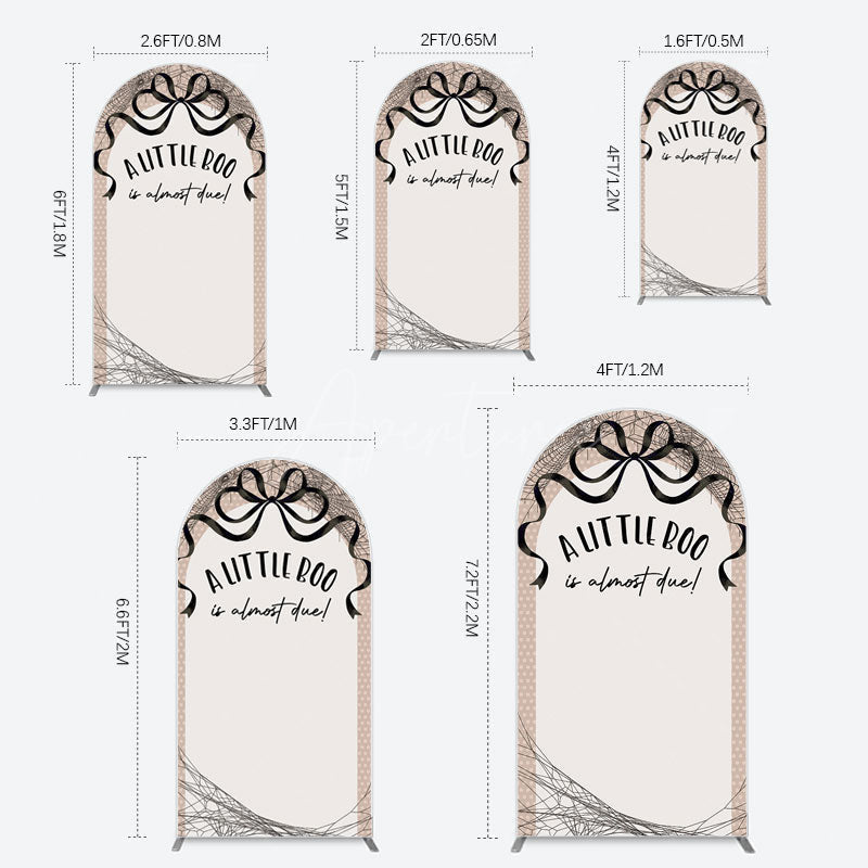 Aperturee - Aperturee Little Boo Almost Due Spider Web Arch Backdrop