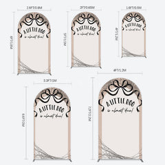 Aperturee - Aperturee Little Boo Almost Due Spider Web Arch Backdrop