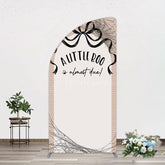 Aperturee - Aperturee Little Boo Almost Due Spider Web Half Moon Arch Backdrop