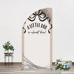 Aperturee - Aperturee Little Boo Almost Due Spider Web Half Moon Arch Backdrop