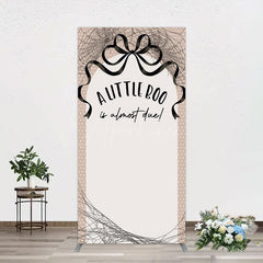 Aperturee - Aperturee Little Boo Almost Due Spider Web Rectangle Backdrop