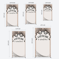 Aperturee - Aperturee Little Boo Almost Due Spider Web Rectangle Backdrop