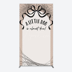 Aperturee - Aperturee Little Boo Almost Due Spider Web Rectangle Backdrop