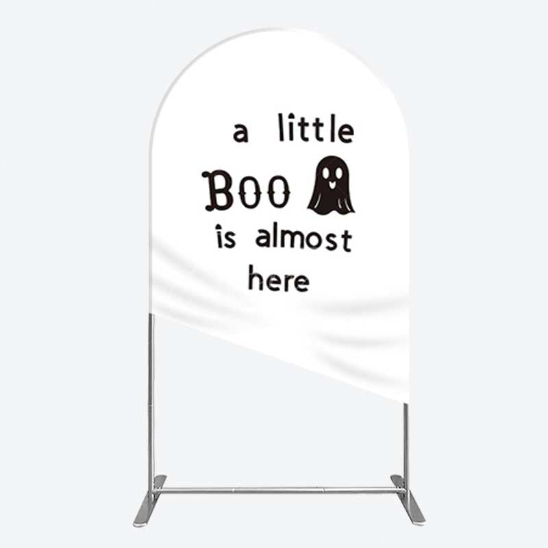 Aperturee Aperturee Little Boo Almost Here Baby Shower Arch Backdrop