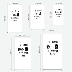 Aperturee Aperturee Little Boo Almost Here Baby Shower Rectangle Backdrop