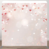 Aperturee - Aperturee Little Hearts Sweet Bokeh Valentines Day Backdrop