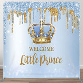 Aperturee - Aperturee Little Prince Fabric Backdrop Cover for Baby Shower