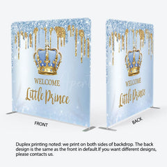 Aperturee - Aperturee Little Prince Fabric Backdrop Cover for Baby Shower