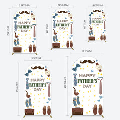 Aperturee - Aperturee Love Stars Tie Watch Happy Fathers Day Arch Backdrop