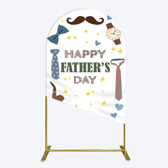 Aperturee - Aperturee Love Stars Tie Watch Happy Fathers Day Arch Backdrop