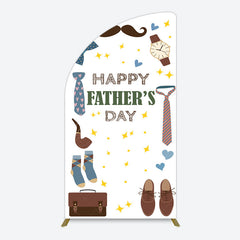 Aperturee - Aperturee Love Stars Tie Watch Happy Fathers Day Half Moon Arch Backdrop