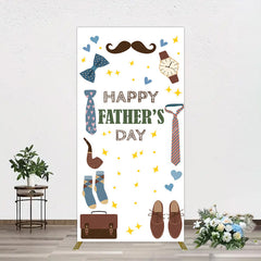 Aperturee - Aperturee Love Stars Tie Watch Happy Fathers Day Rectangle Backdrop