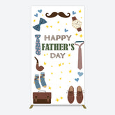 Aperturee - Aperturee Love Stars Tie Watch Happy Fathers Day Rectangle Backdrop