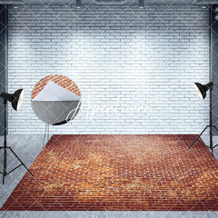 Aperturee - Aperturee luxury blue white door curtain Room Set Backdrop