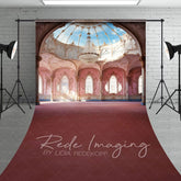 Aperturee - Aperturee Luxury Pink Ballroom Architecture Sweep Backdrop