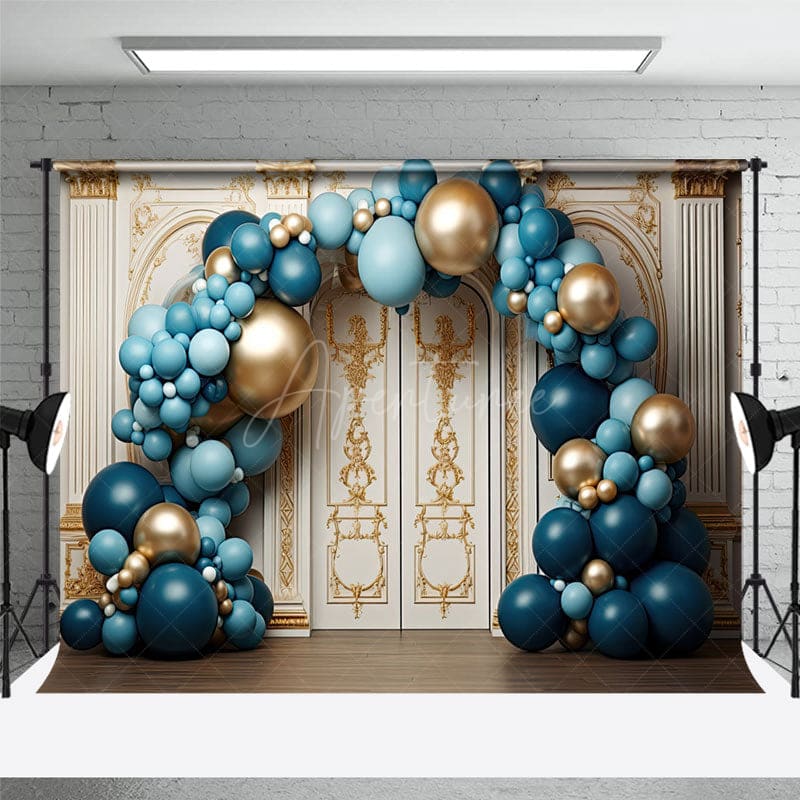 Aperturee - Aperturee Luxury Wall Arch Balloons Wedding Combo Set Backdrop