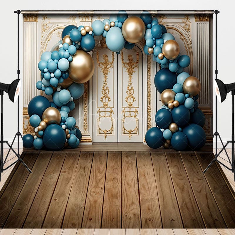 Aperturee - Aperturee Luxury Wall Arch Balloons Wedding Combo Set Backdrop