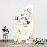 Aperturee - Aperturee Magic Academy Cartoon The Chosen One Half Moon Arch Backdrop