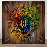 Aperturee - Aperturee Magic Academy Wood Retro Square Tension Backdrop