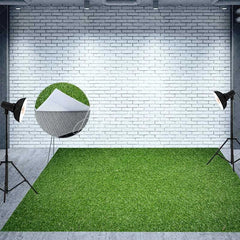 Aperturee - Aperturee Magic Forest Fairy Tale Book Room Set Backdrop Enchanted Woods Grass Floor Photography Background