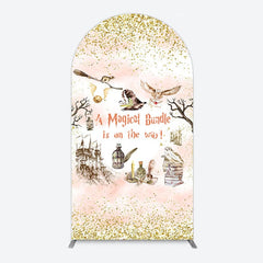 Aperturee - Aperturee Magical Bundle Wizard World Baby Shower Arch Backdrop