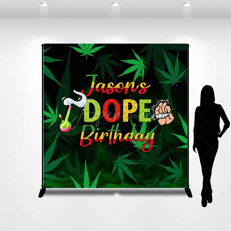 Aperturee - Aperturee Magical Mystery Forest Custom Dope Birthday Backdrop