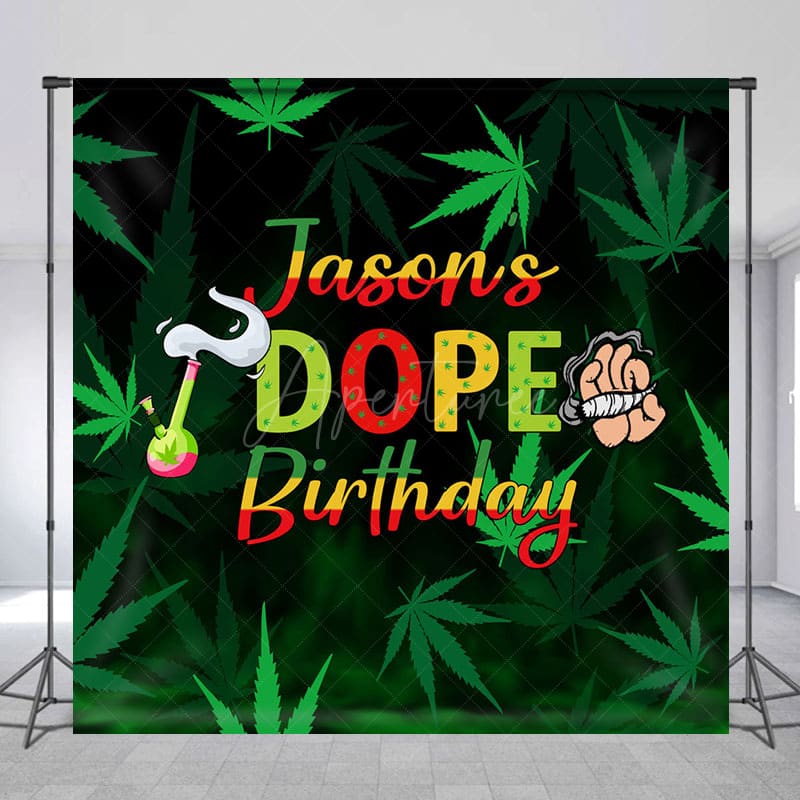 Aperturee - Aperturee Magical Mystery Forest Custom Dope Birthday Backdrop