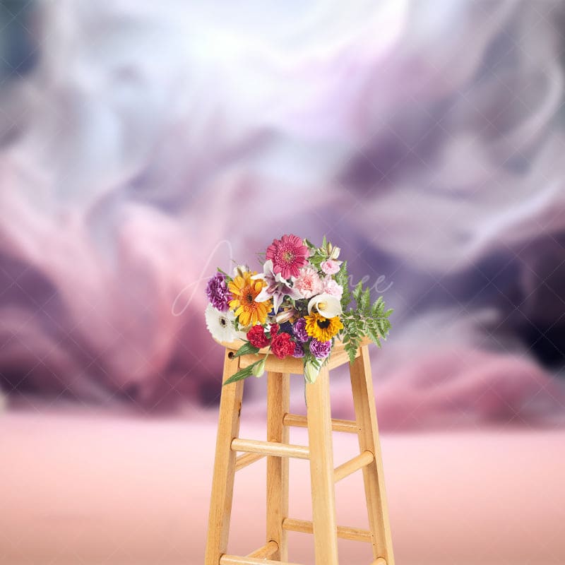 Aperturee - Aperturee Magical Vibe Dusty Pink Abstract Textured Backdrop