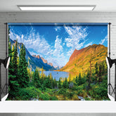 Aperturee - Aperturee Magnificent River Mountain Forest Natural Backdrop