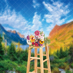 Aperturee - Aperturee Magnificent River Mountain Forest Natural Backdrop